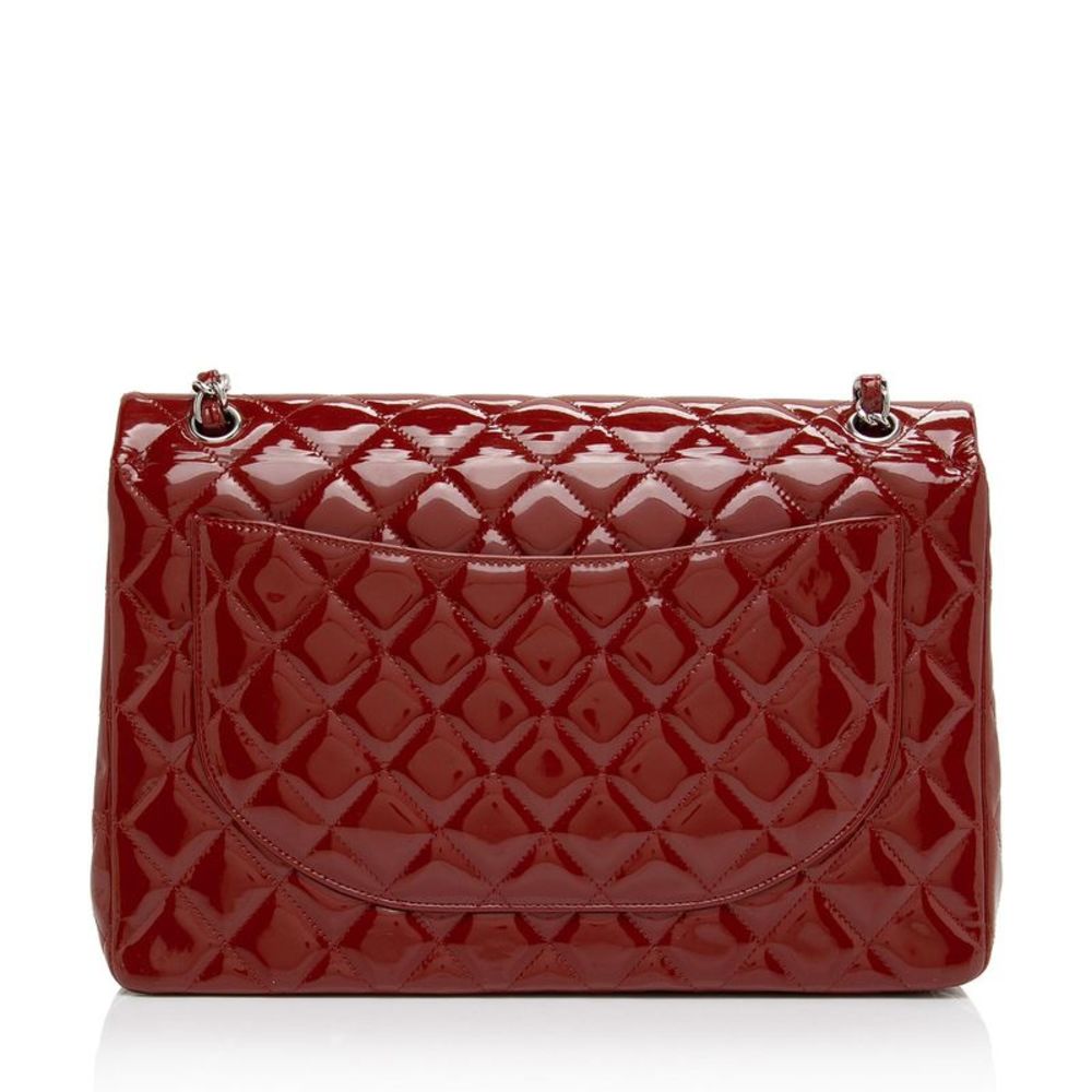 Chanel Patent Leather Classic Maxi Double Flap Bag - Picture 3 of 15